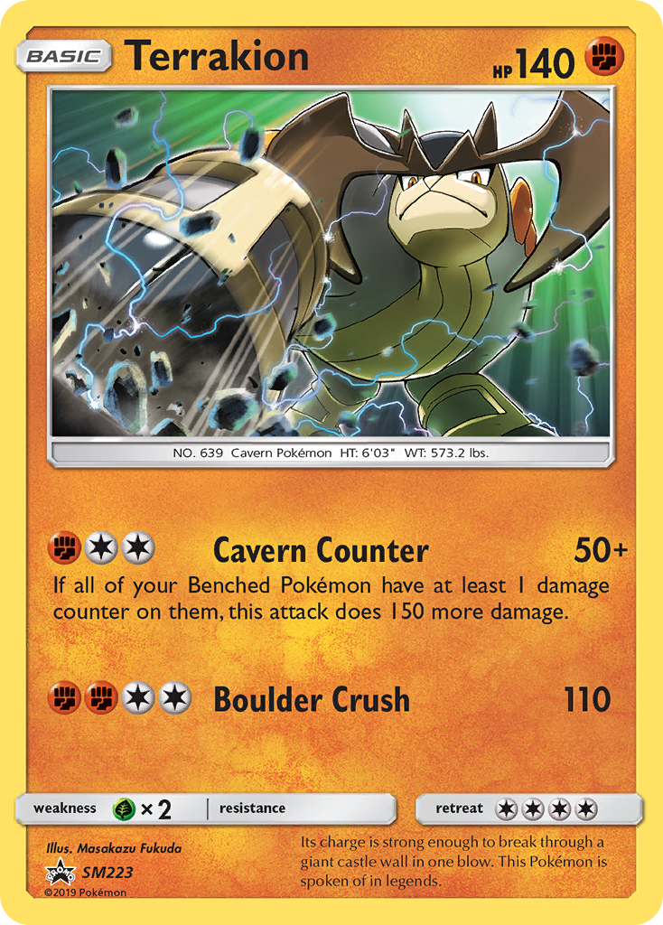 Sun & Moon Promo Terrakion #223